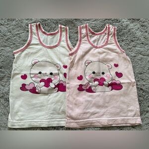 Set of 4 tank tops. Size 2T-4T